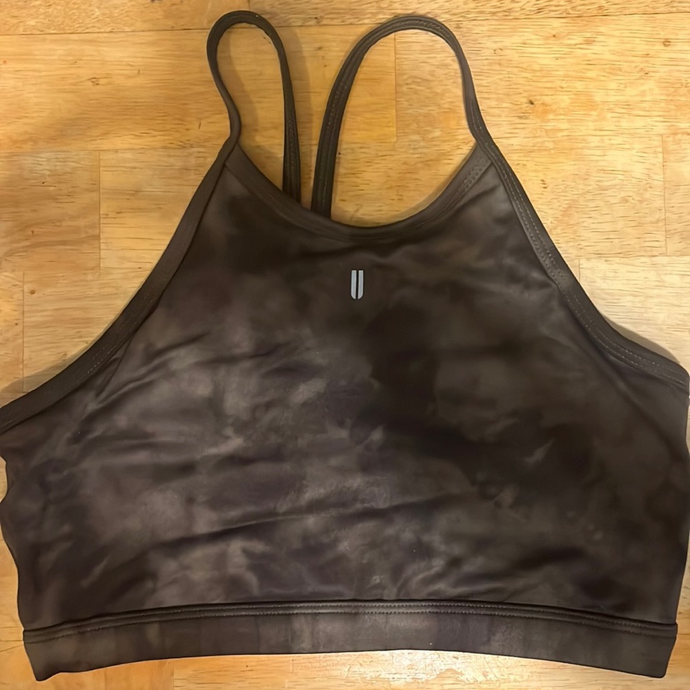 NOBULL Black High-Neck Strappy Sports Bra